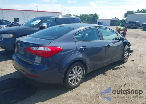 2014 Kia Forte Lx из США, поврежденный, VIN KNAFX4A63E5195860